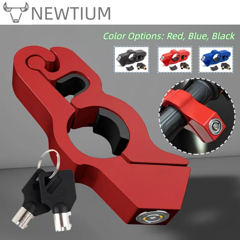 Commuter Bike Lock - Universal Motorcycle Bicycle Handlebar Lock Heavy