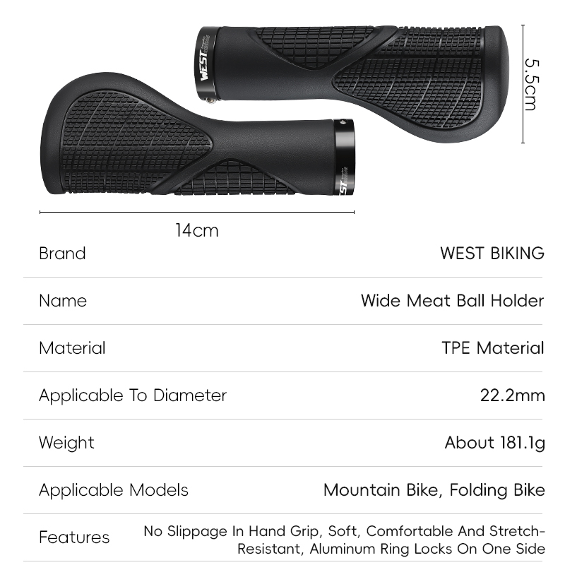 WEST BIKING Bike Grips Shock-a - Commuter Bike Lock recension och pris
