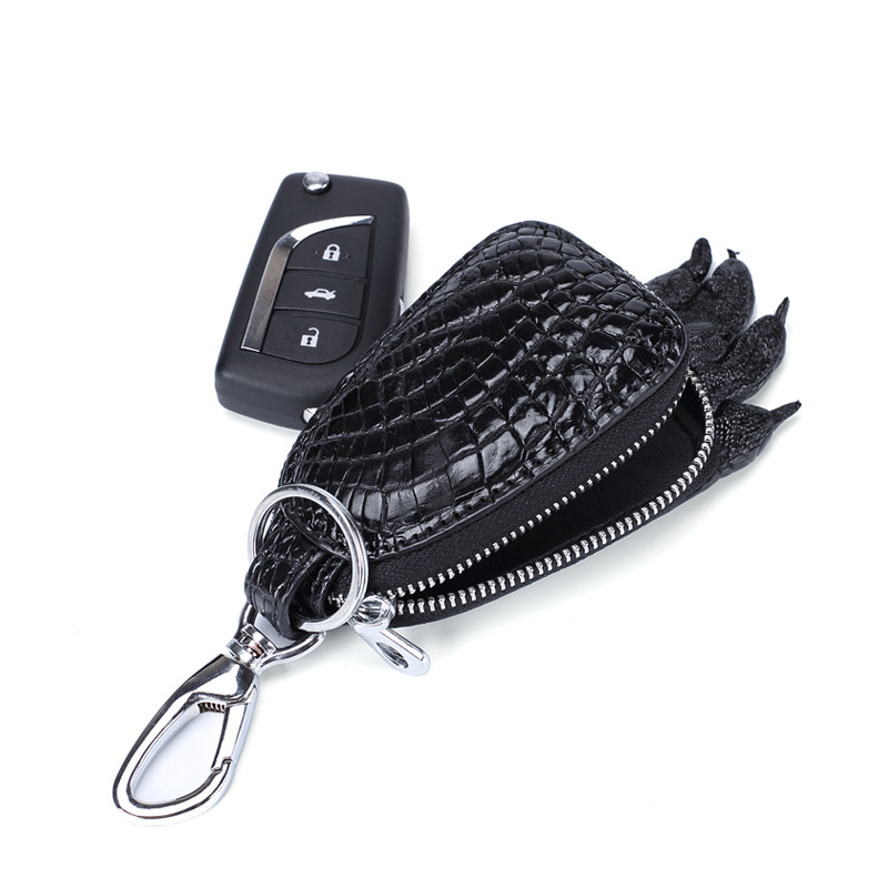 Crocodile Leather Key Bag Croc - Chain Lock Combination recension och pris