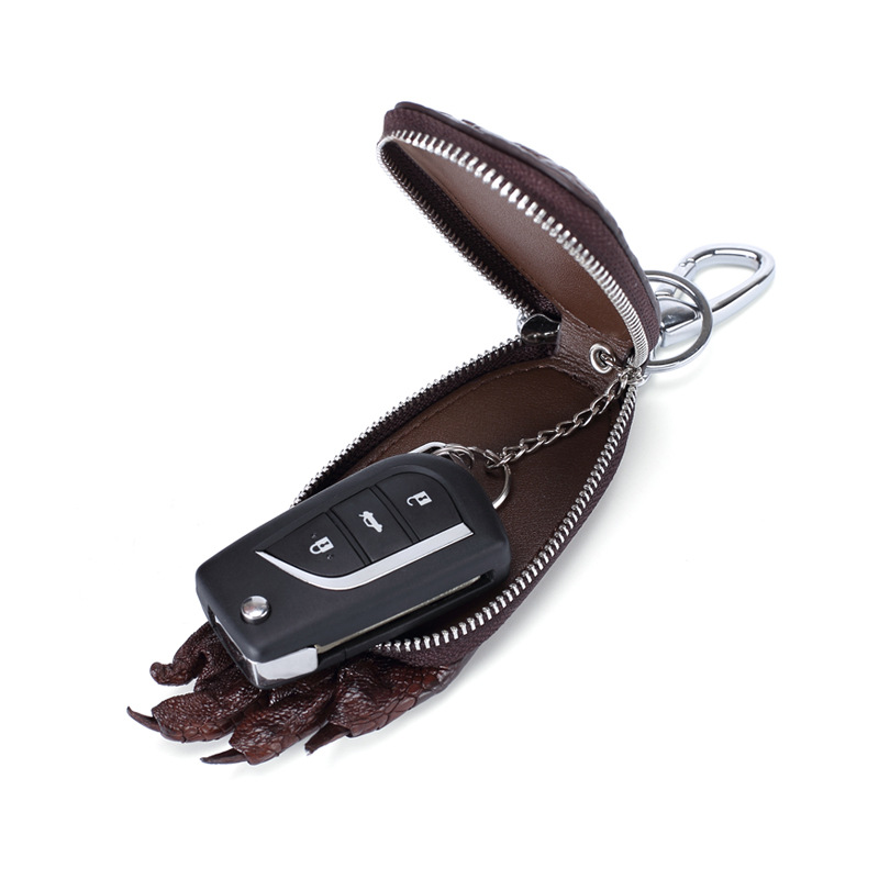 Crocodile Leather Key Bag Croc - Chain Lock Combination recension och pris