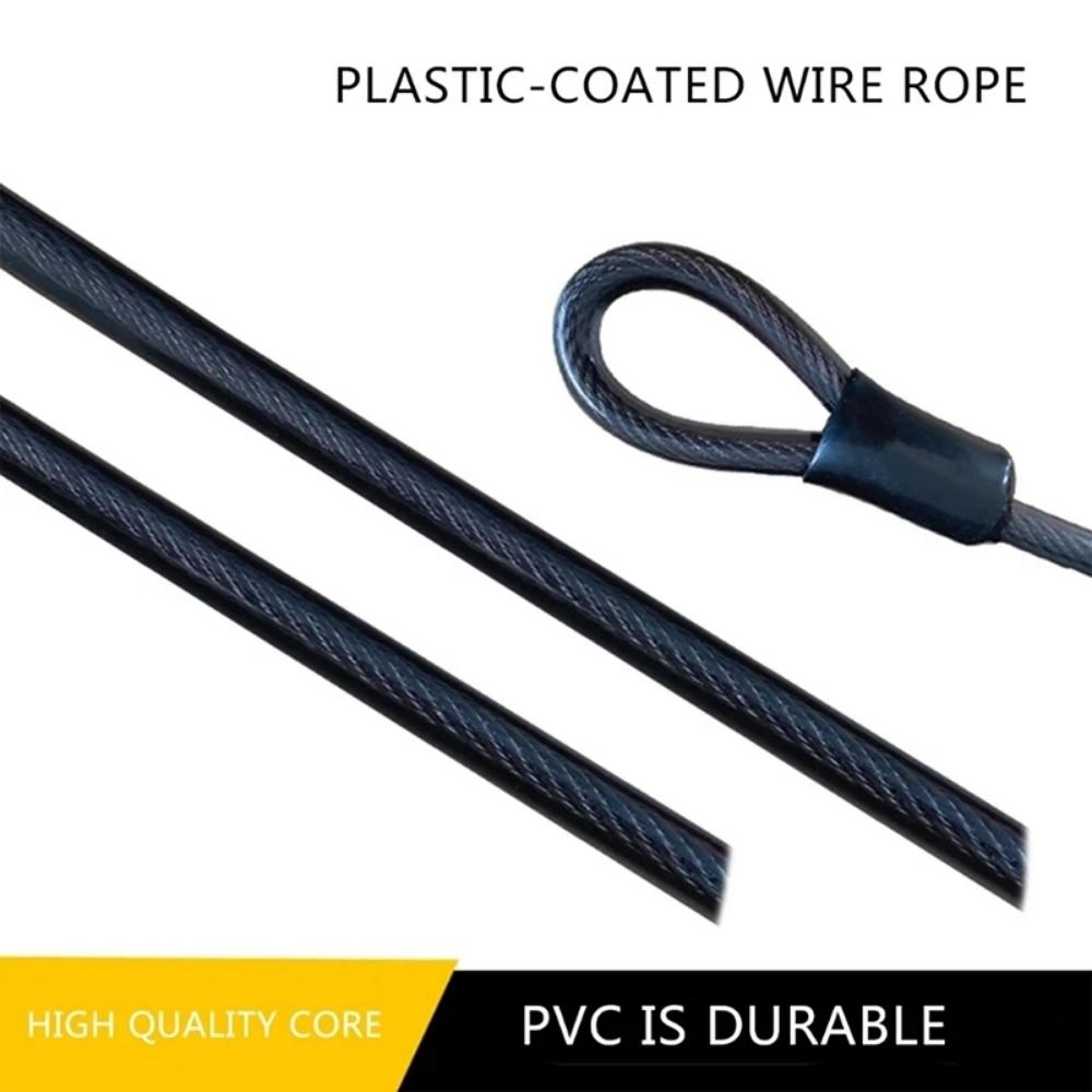 Anti-Theft Bike Lock Cable Fol - Cable Lock Flexible recension och pris