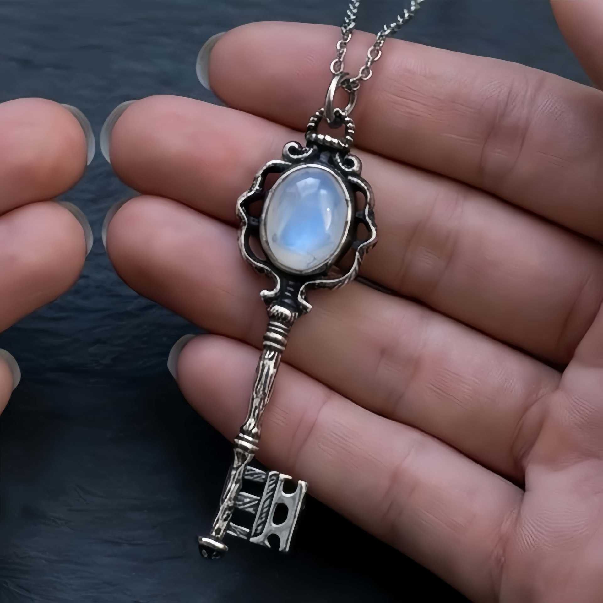 Gothic Vintage Sliver Color Ke - Chain Lock Combination recension och pris