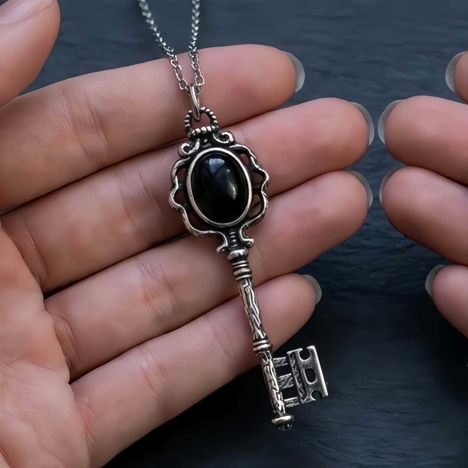 Gothic Vintage Sliver Color Ke - Chain Lock Combination recension och pris