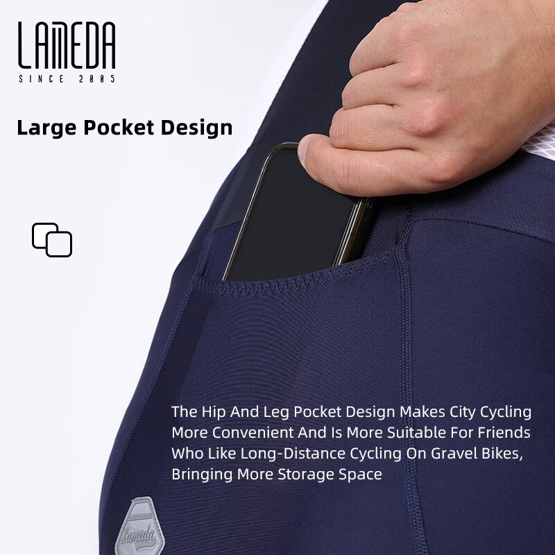 LAMEDA Cycling Pants Bib Pants - Cycling Commuter Trousers recension och pris