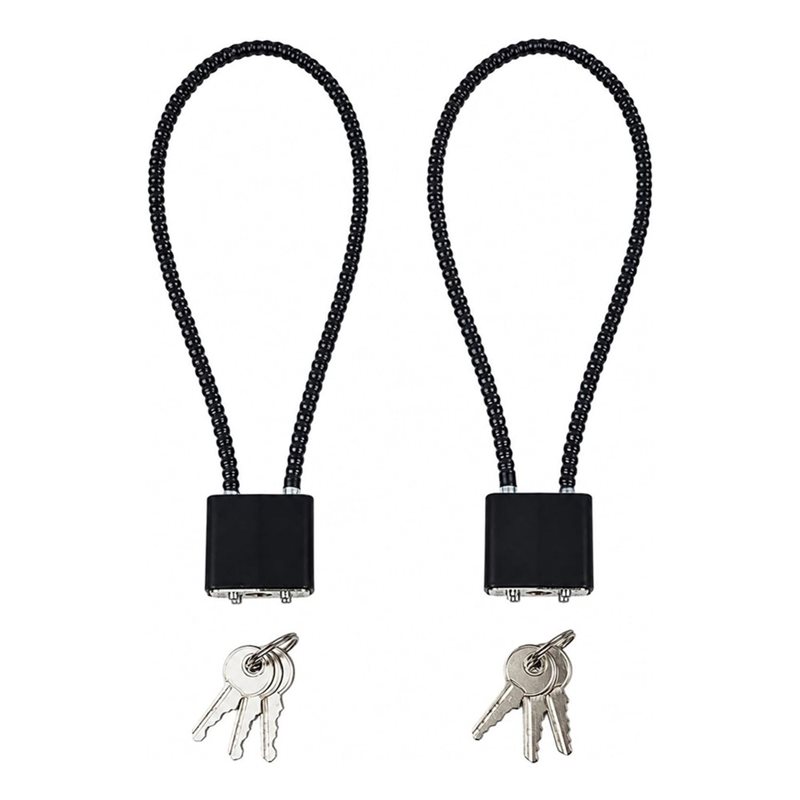 SHGO-2Pcs 15 Inch Steel Lock K - Cable Lock Flexible recension och pris