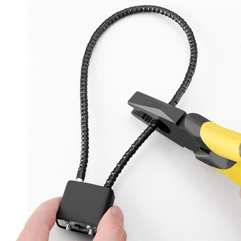SHGO-2Pcs 15 Inch Steel Lock K - Cable Lock Flexible recension och pris