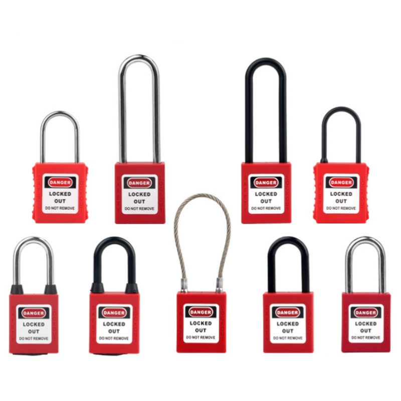 1Pcs Safety Padlock 38mm Nylon - Cable Lock Flexible recension och pris