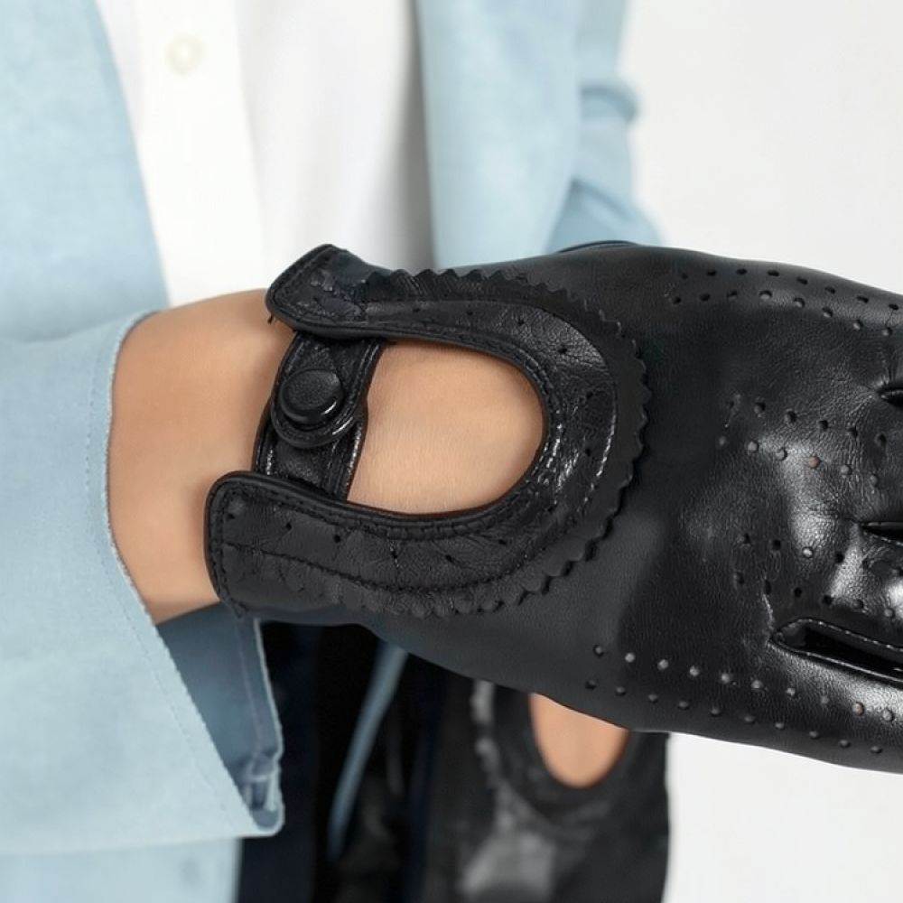 Stylish Womens Leather Gloves  - Cycling Commute Essentials recension och pris