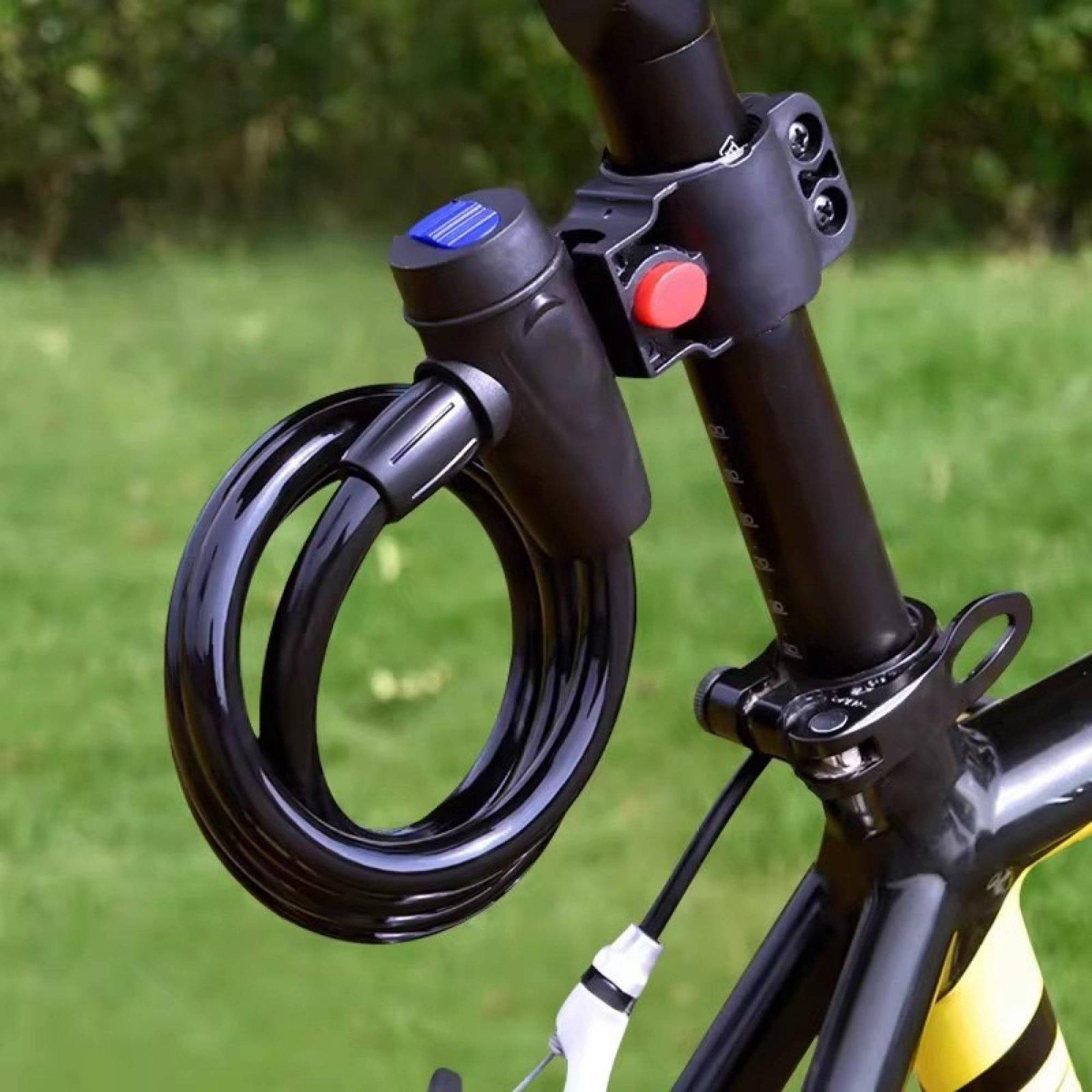 Cycle Lock Anti Theft Steel Ca - Cable Lock Flexible recension och pris