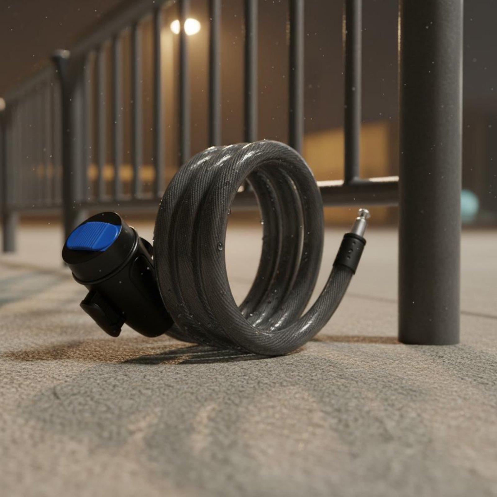 Cycle Lock Anti Theft Steel Ca - Cable Lock Flexible recension och pris