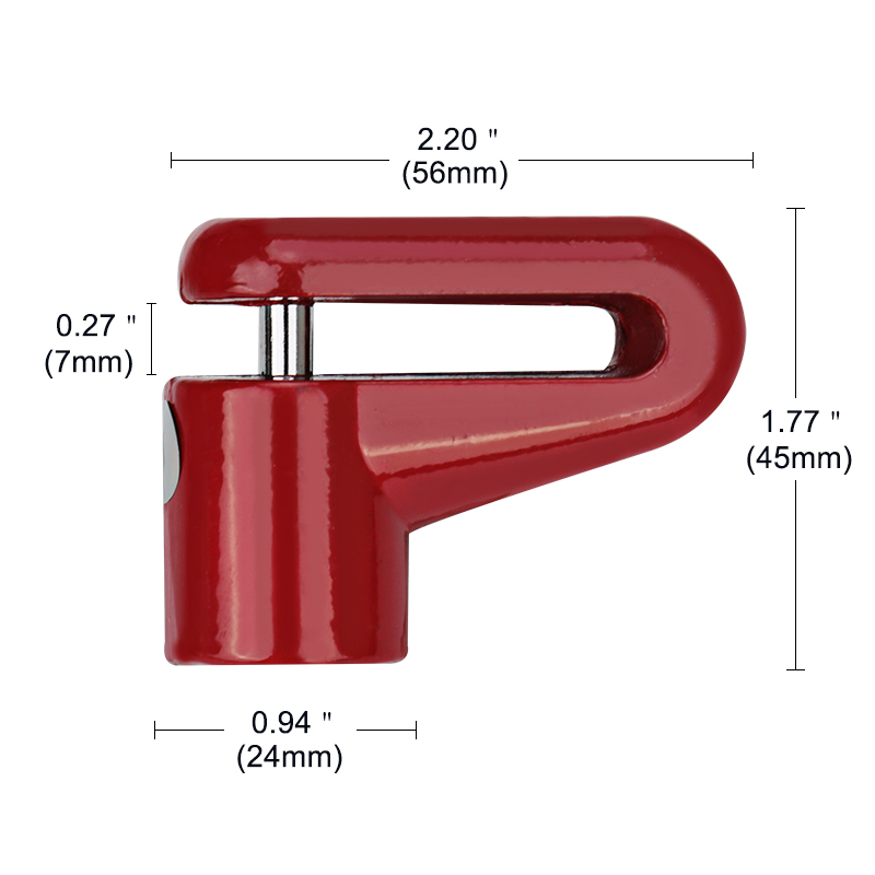 Universal Anti theft Disk Disc - Commuter Bike Lock recension och pris