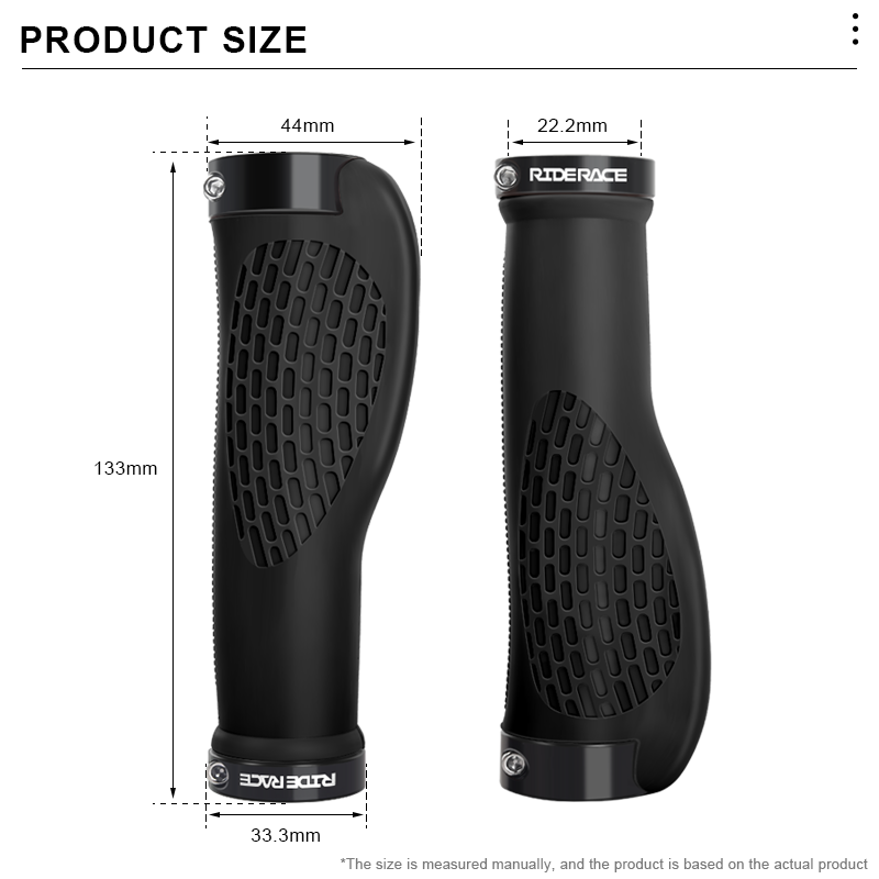 Riderace Bike Rubber Grips MTB - Commuter Bike Lock recension och pris